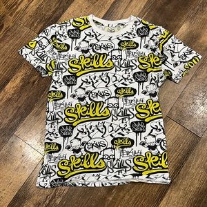 The Simpsons graffiti shirt